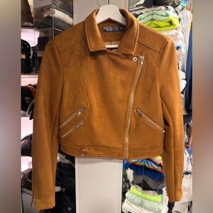 Tan Suede Women's Jacket